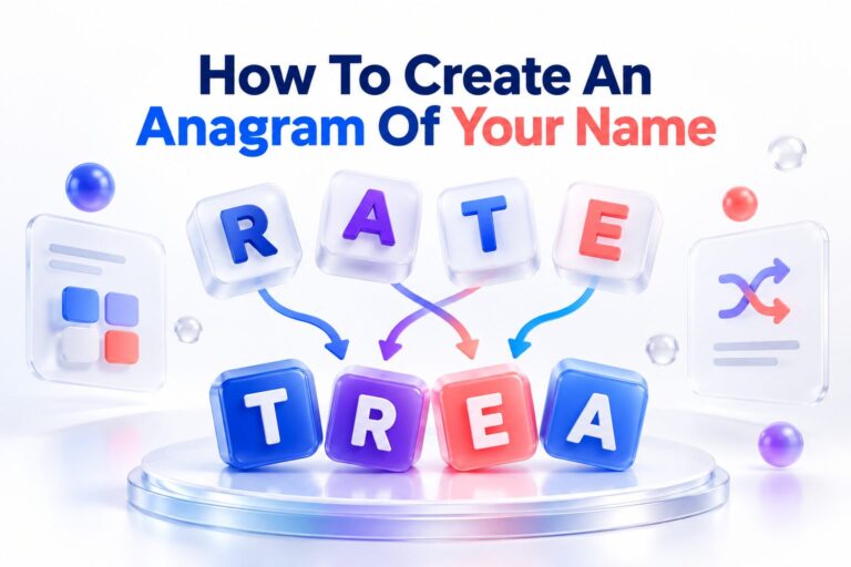 How to Create an Anagram of Your Name: Easy Step-by-Step Guide